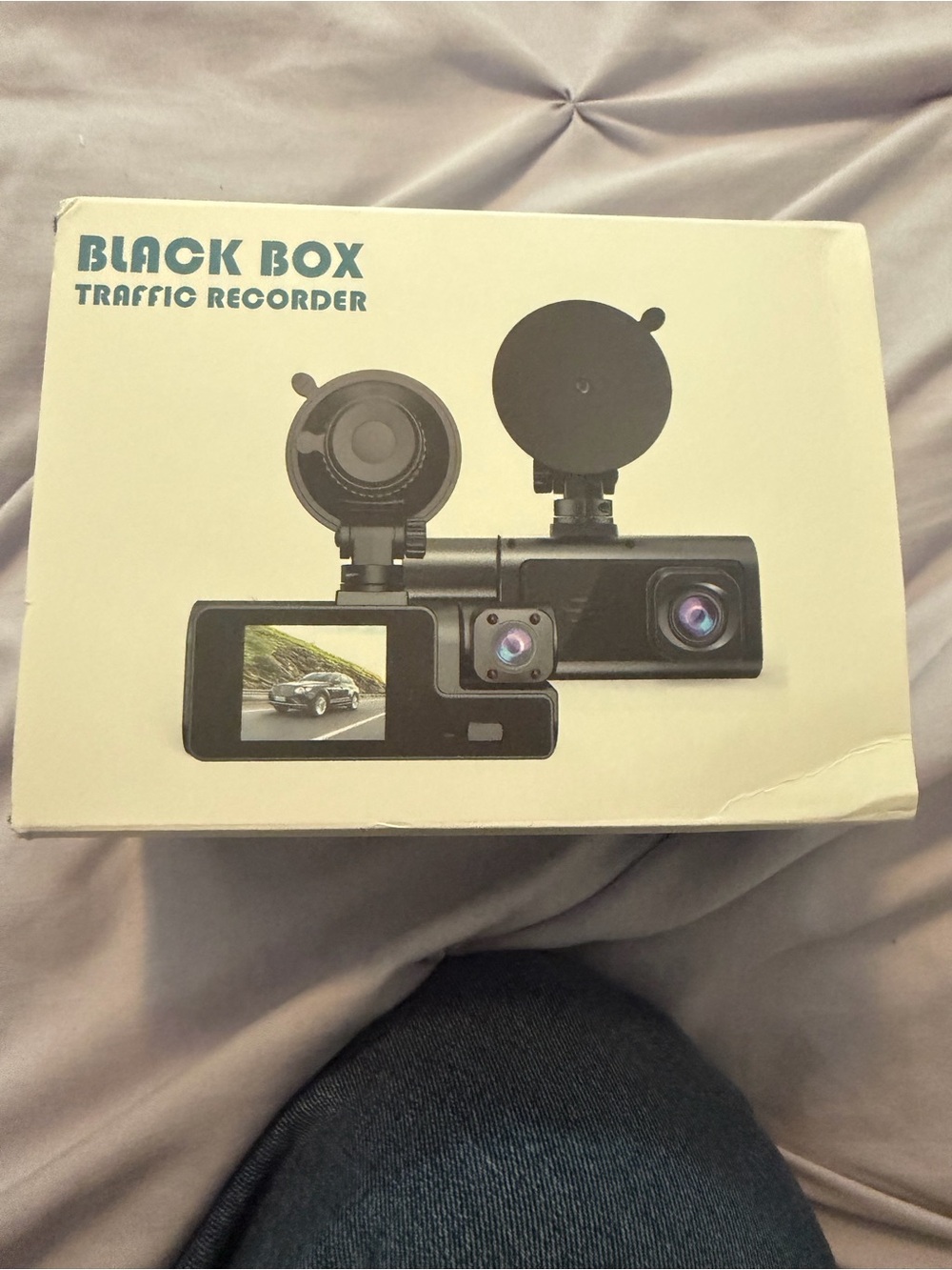 Black Box Dual Lens Dash Camera - Black